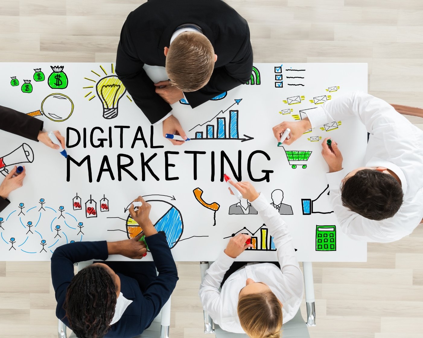 Marketing services by Optimize Digital Marketing including SEO, Google Ads, Meta Ads, social media marketing, website development, lead generation, and business growth strategies.
