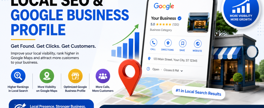 Professional Local SEO and Google Business Profile optimization services to improve Google Maps rankings, increase local search visibility, attract nearby customers, and generate more leads.